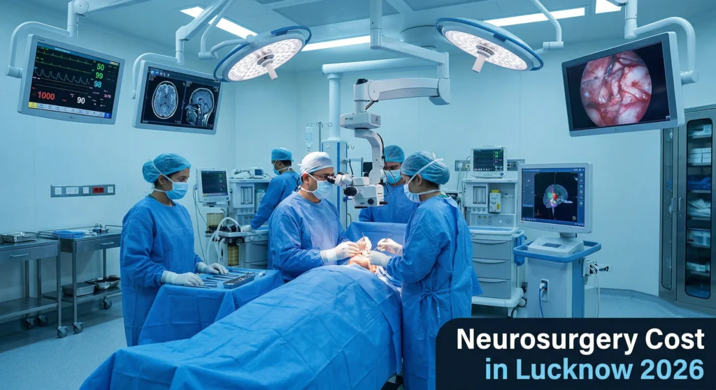Neurosurgery cost in Lucknow 2026 brain and spine surgery in modern hospital